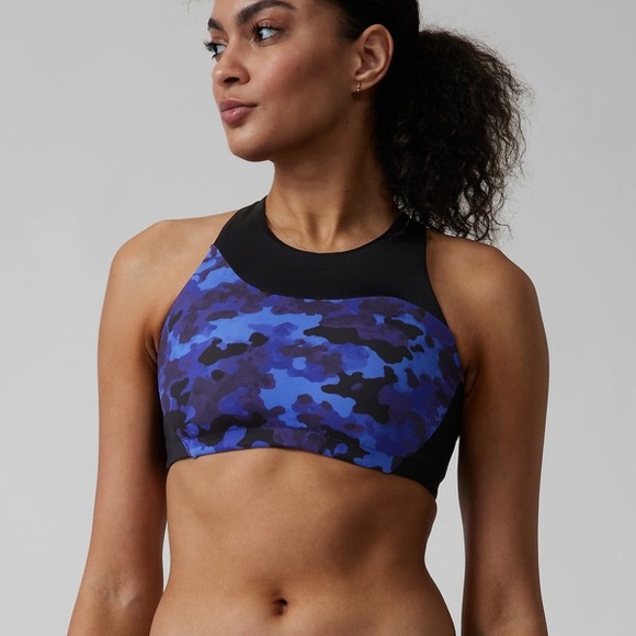 Athleta | Swim | Athleta Freestyle Camo High Neck Bikini Top | Poshmark